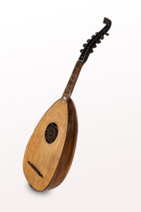 Ambito lombardo, Mandola, seconda metà del XVIII secolo, Noce, acero e abete, Palazzina Marfisa, inv. PME78